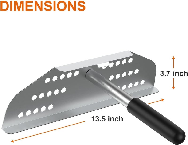 BBQ Future Pizza Ovens Door for Ooni Koda 12 Gas Pizza Oven, Heavy Duty Outdoor Pizza Oven Wind Guard with Handle & Ventilation Holes, BBQ Grill Accessories for Roast Meat, Fish or Steak - Image 2